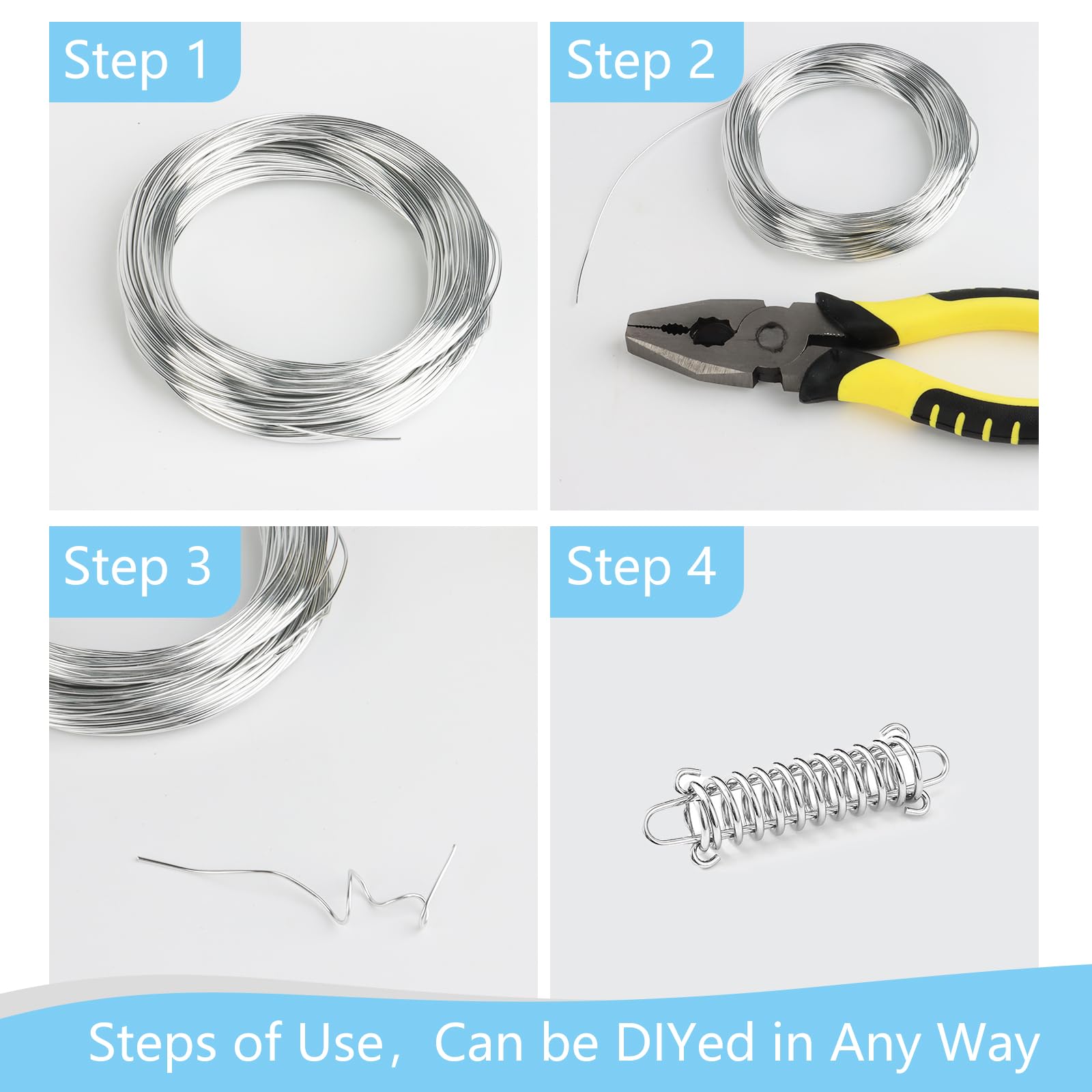 Filo Di Alluminio 2mm X 30m - Per Gioielli, Decorazioni, Fai Da Te - Foto 6