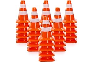 ZEAYEA Candy Corn Traffic Cones