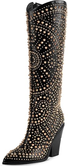 Boots Knee Heels By iiimmu In Green, Size: 8.5