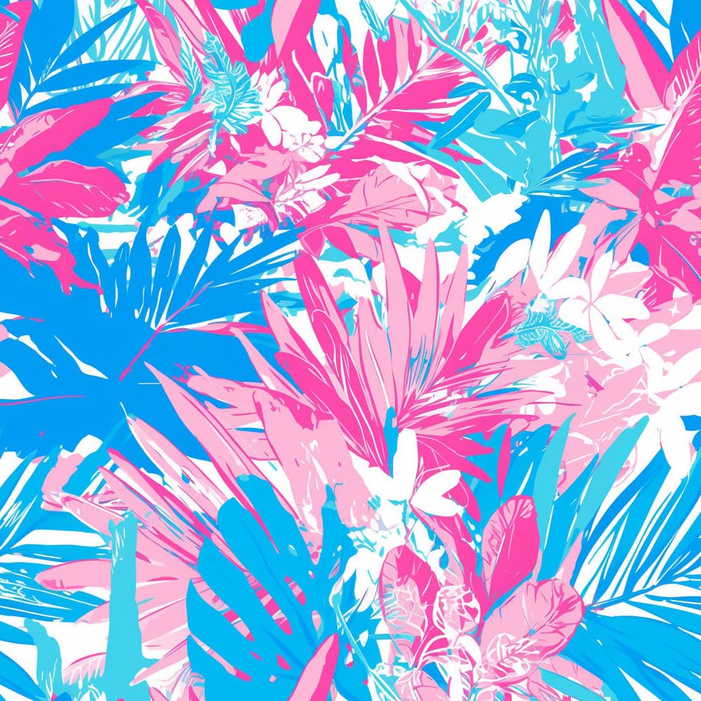 Papier peint autocollant décollable à motif Summer Tropical et fleurs bohèmes abstraites