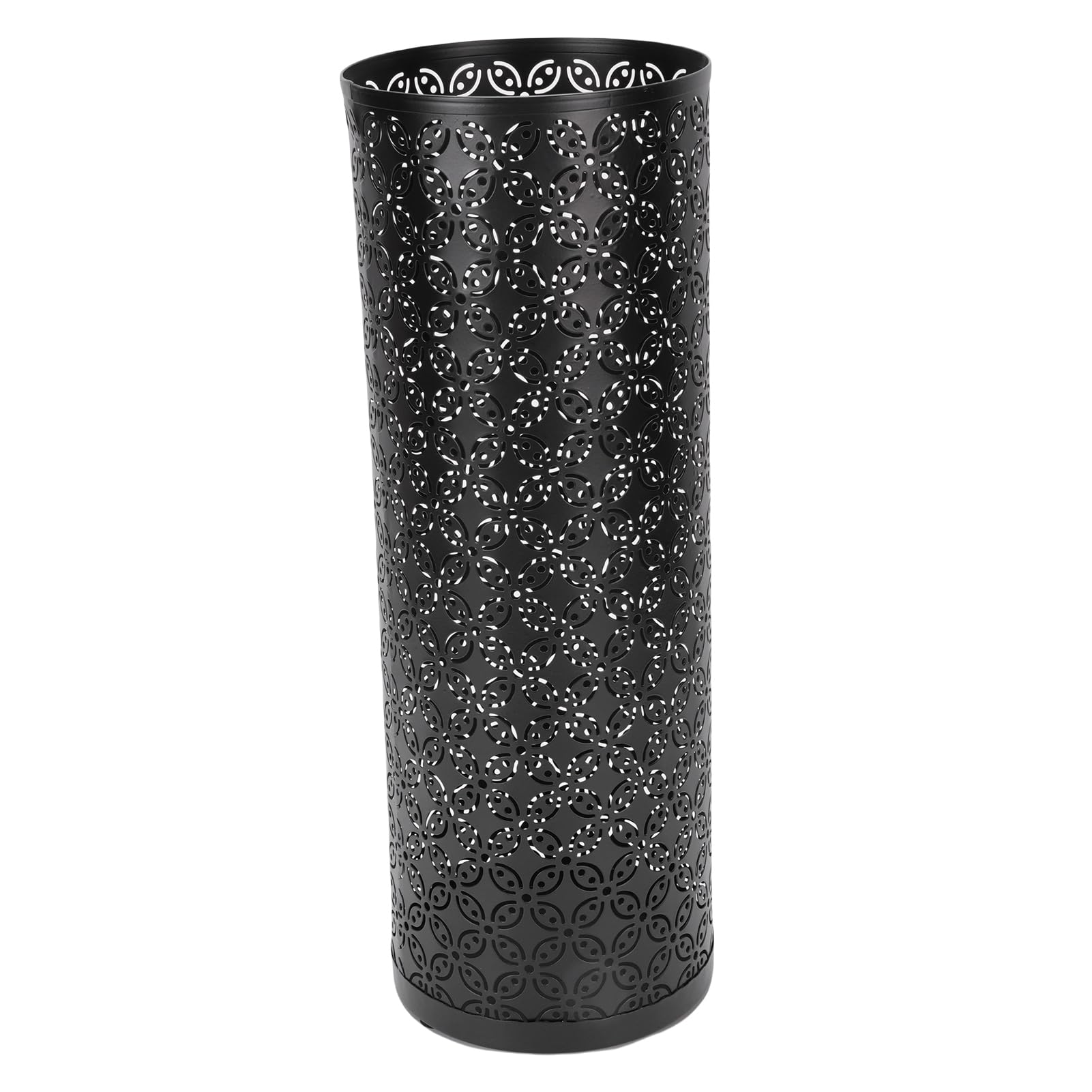 AMONIDA Soporte Redondo para Paraguas, Diseño Compacto de Aleación (BLACK)