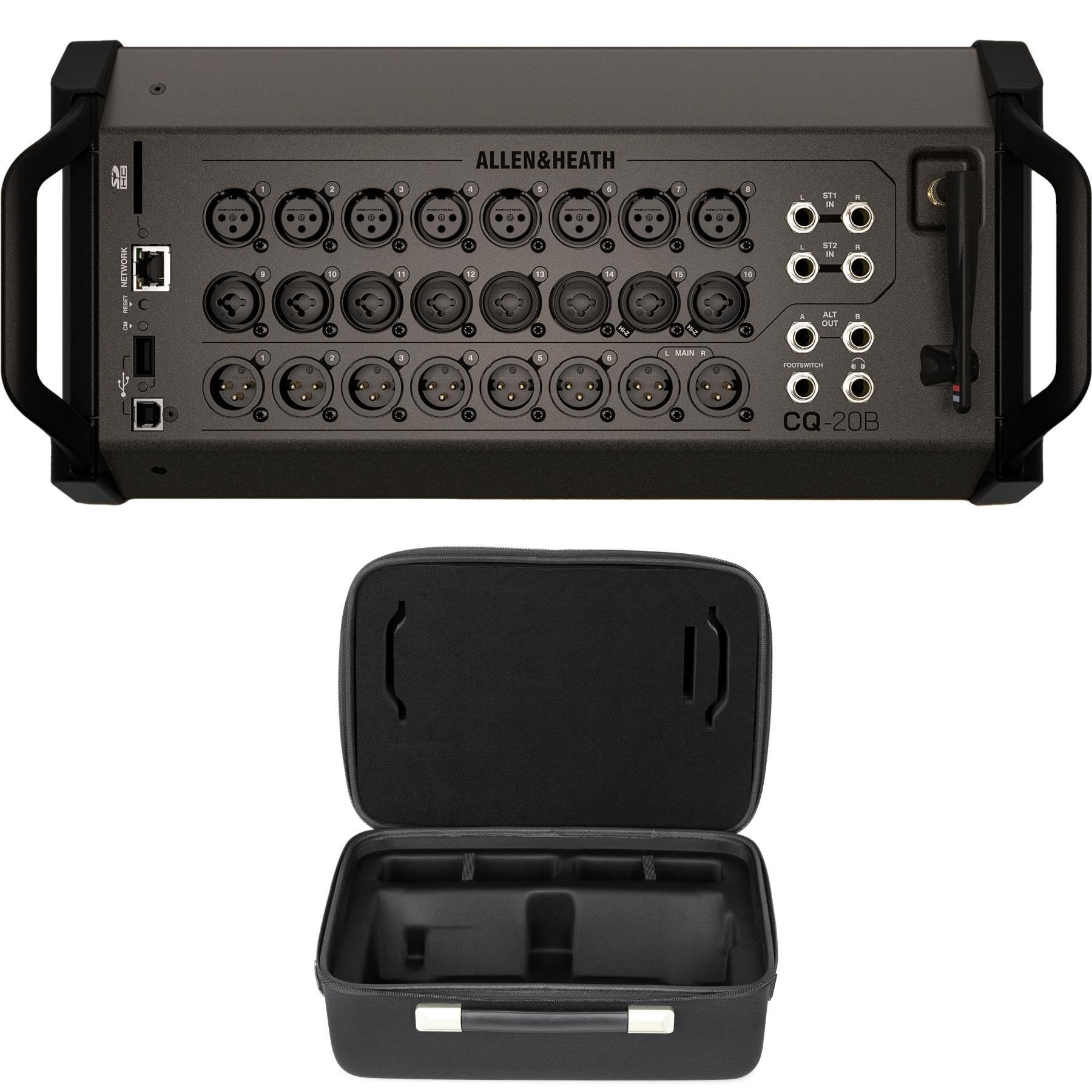 Allen & Heath CQ-20B 16-channel Rackmounted Digital Mixer with Padded Carry Bag