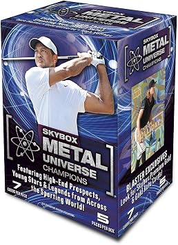 Upper Deck 2023 Skybox Metal Universe Champions Multi-Sport Trading Cards Blaster Box 35 Trading Cards