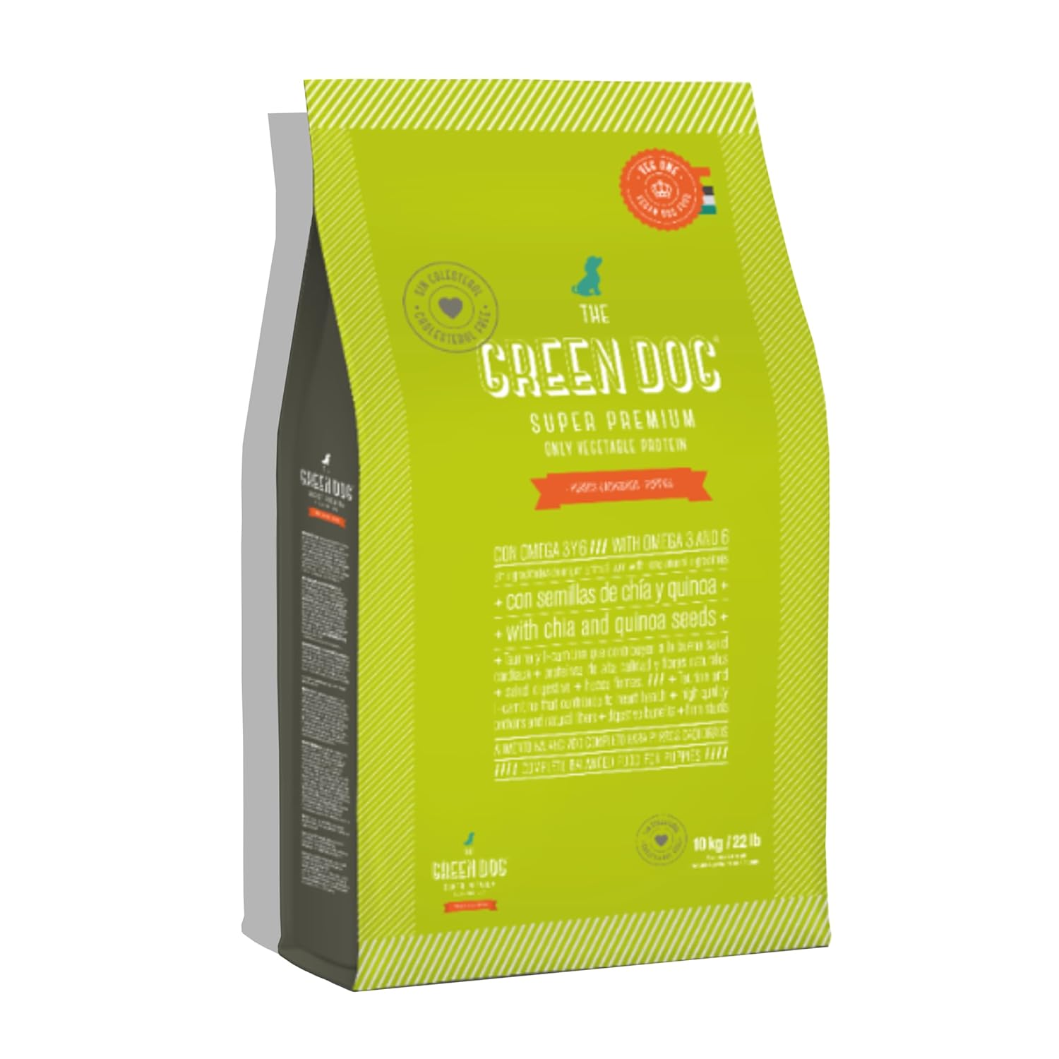 The Green Dog Puppies 3 kgs 100 Vegan Veg Puppy Dry Dog Food