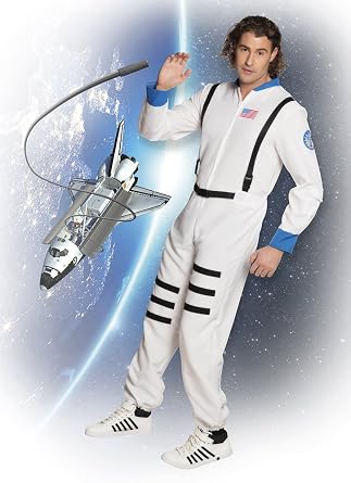 Boland - Adult Astronaut Costume, Various Sizes, Jumpsuit, Space, Costume, Carnival, Theme Party