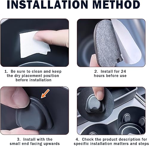 Miniatura 7 de Soporte para tazas de automóvil mejorado 2025, inserto de silicona antideslizante para estabilizar vasos de agua de automóvil, almohadilla