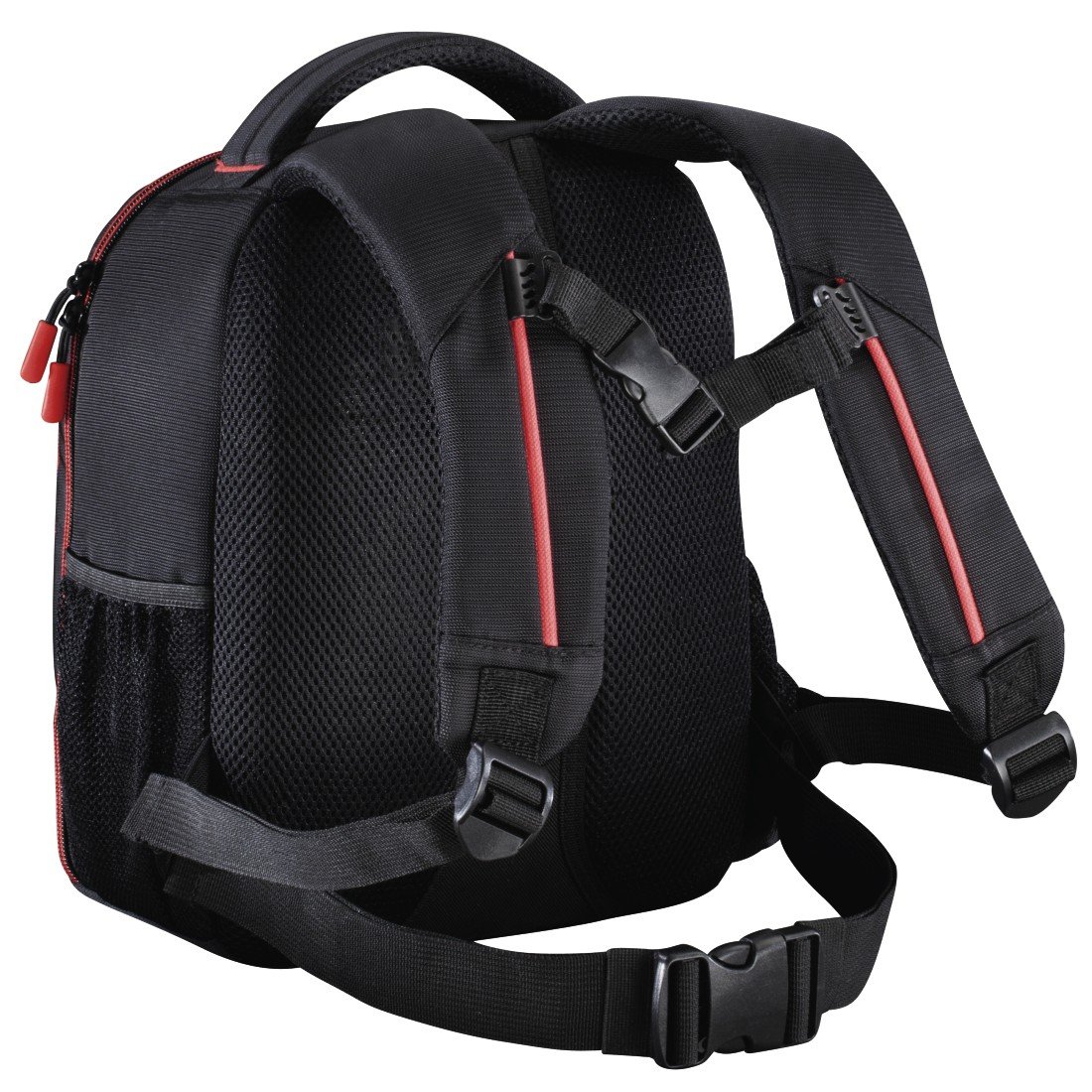 Hama Zaino per fotocamera Miami 150, nero/rosso, Nero, Viaggi