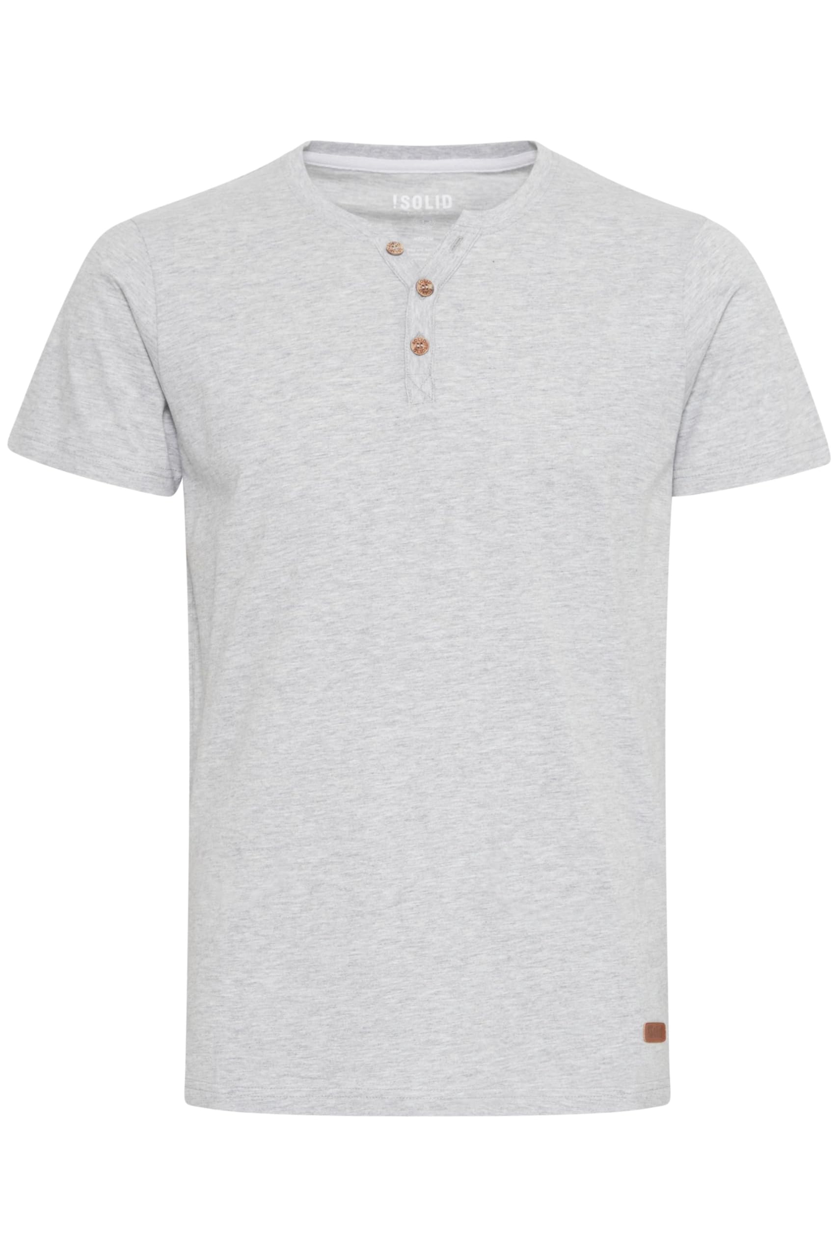 !Solid SDVolker Herren T-Shirt Kurzarm Shirt mit Grandad-Ausschnitt