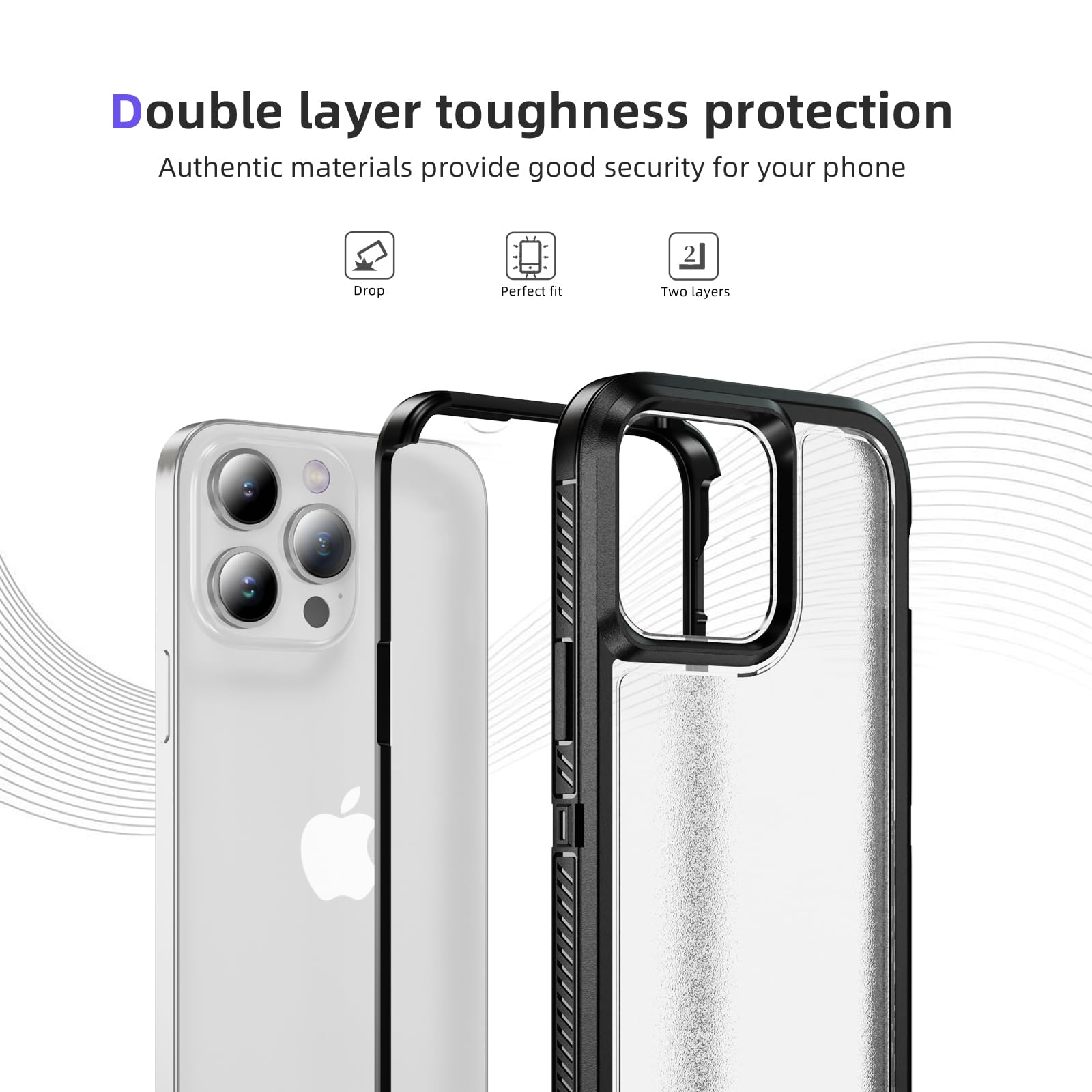 Tuvror for iPhone 14 Pro Max Case, Shockproof Dustproof Drop Proof, Military-Grade Protection - Image 4