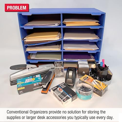 Miniatura 2 de Ultimate Office TierDrop - Cajones de almacenamiento miden 9 pulgadas de ancho x 12 pulgadas de profundidad x 4 3/4 pulgadas de alto para accesorios