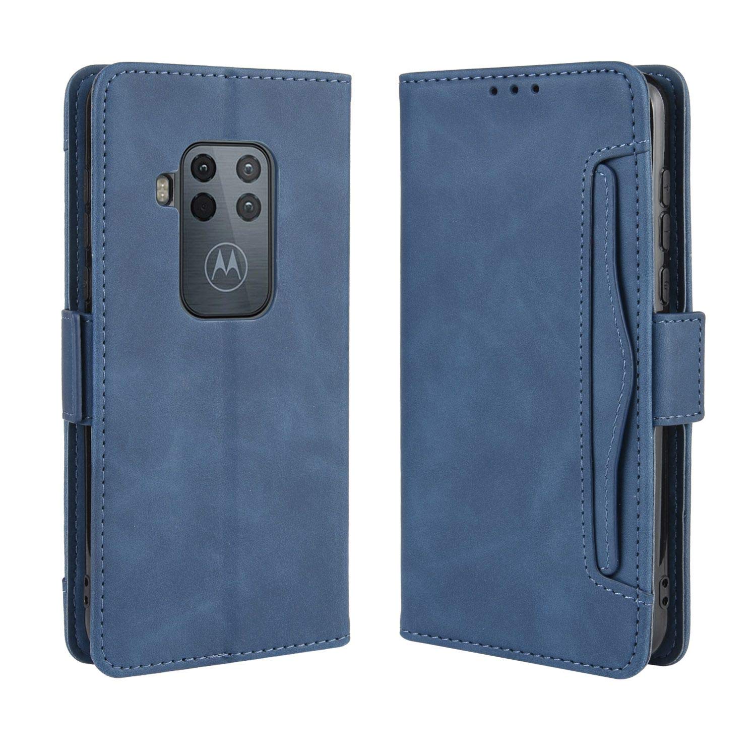 Manyip Custodia Portafoglio In Pelle Per Motorola Moto One Zoom | Con Slot Carte E Supporto, Chiusura Magnetica, Protezione Completa