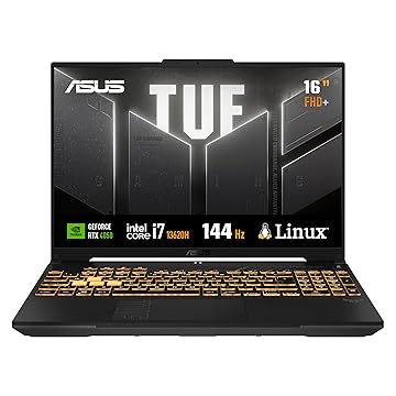 Notebook ASUS TUF Gaming F16 Intel Core i7, RTX 4050, 8 GB, 512 GB SSD, KeepOS, 16.0'' FHD, Mecha Gray - FX607VU-RL008