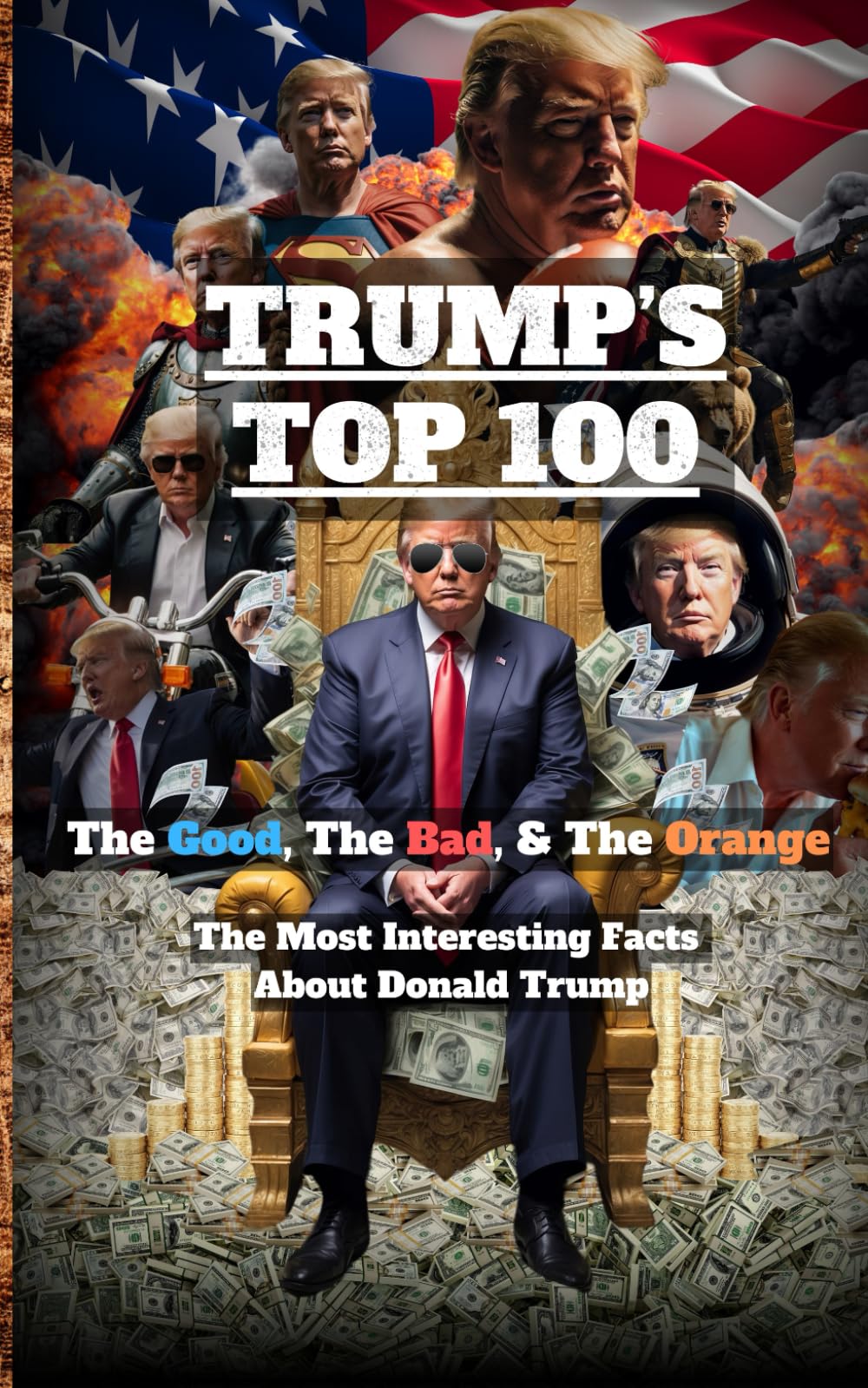 TRUMP'S TOP 100 : The Good, The Bad, & The Orange - The Most Interesting Facts about Donald Trump: Fun Educational Political Media Trivia Book Gift for MAGA Friend, Family, Trump Fan, Republican