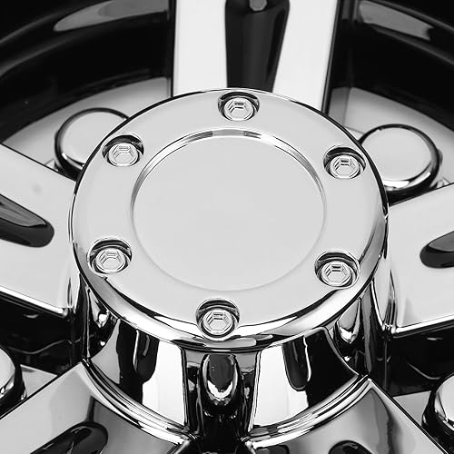 Miniatura 9 de Fundas para ruedas de carrito de golf de 8 pulgadas, tapas de rueda de ABS con acabado plateado, accesorios para carrito de golf EZGO Club Car Juego