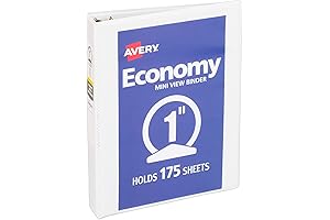 Avery Mini Economy Economy View 3 Ring Binder
