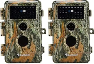 BLAZEVIDEO Trail Camera Wildlife Hunting Cam Game Camera with Night Vision Motion Activated and Waterproof, Password Protected Garden Camera for Outdoor and Home Security