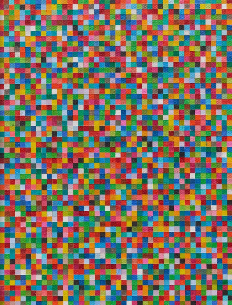 Tony Bechara œuvre d'art contemporain géométrique pour collectionneurs de tableaux abstraits