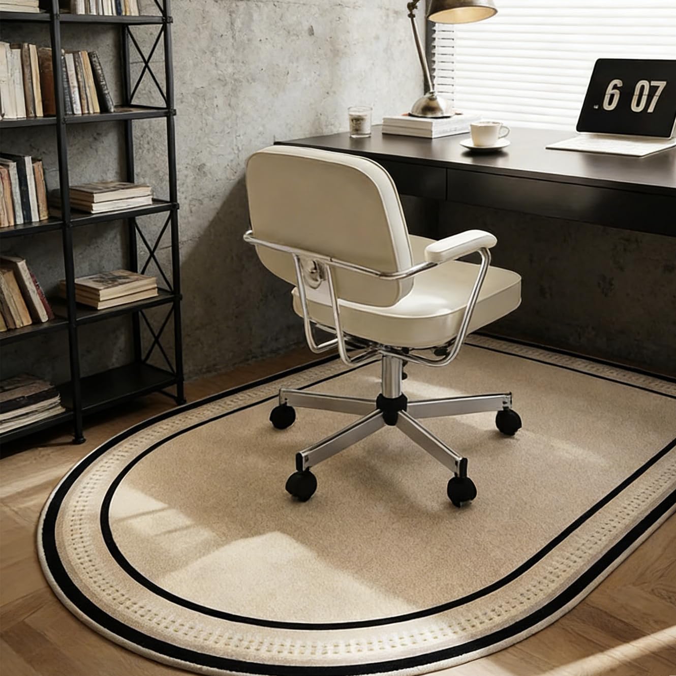 Tappetino per sedia da ufficio, protezione per pavimenti duri e tappeti, base antiscivolo, per giochi e ufficio, 100 x 200 cm, ecologico, ideale per taglierine e scrivanie