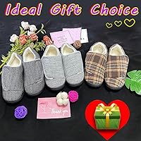 Vista 6 de Urbancolr Urbancolr - Zapatos ajustables para mujer, con espalda cerrada, lavables para interiores, con correa de cierre ajustable, para pies