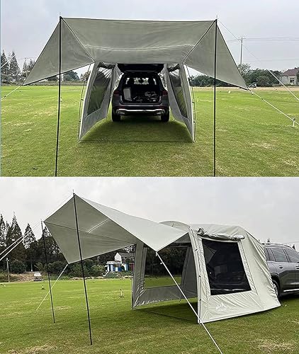 Miniatura 3 de WINTENT Tienda de campaña versátil para automóvil, SUV, tienda de campaña con fijación para portón trasero, para campamento (15.9 x 7.9 x 6.4 pies)