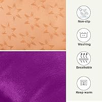 Vista 148 de Dog Bed Mat Soft Comfortable Anti-Slip Bottom Pet Mat Washable Cat Kennel Crate Pad for Small Medium Large Pets 18x24in Hot Pink Beige