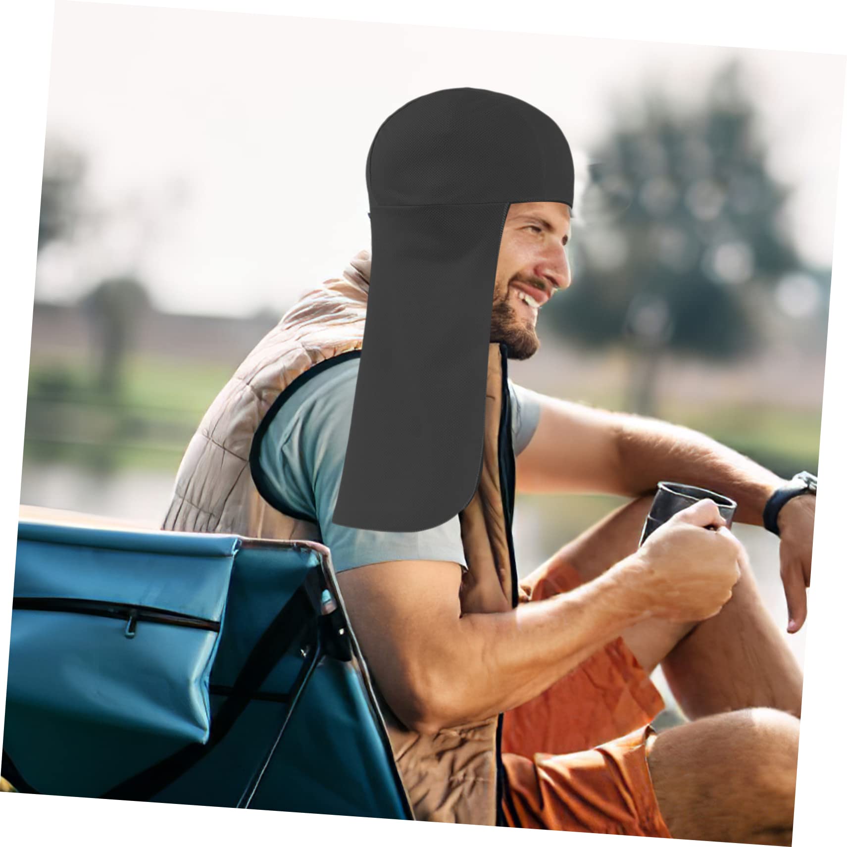 Hemobllo Sombreros De Protección Solar para Gorras Unisex De Larga para Actividades Sombreros Y Cómodos Oscuro