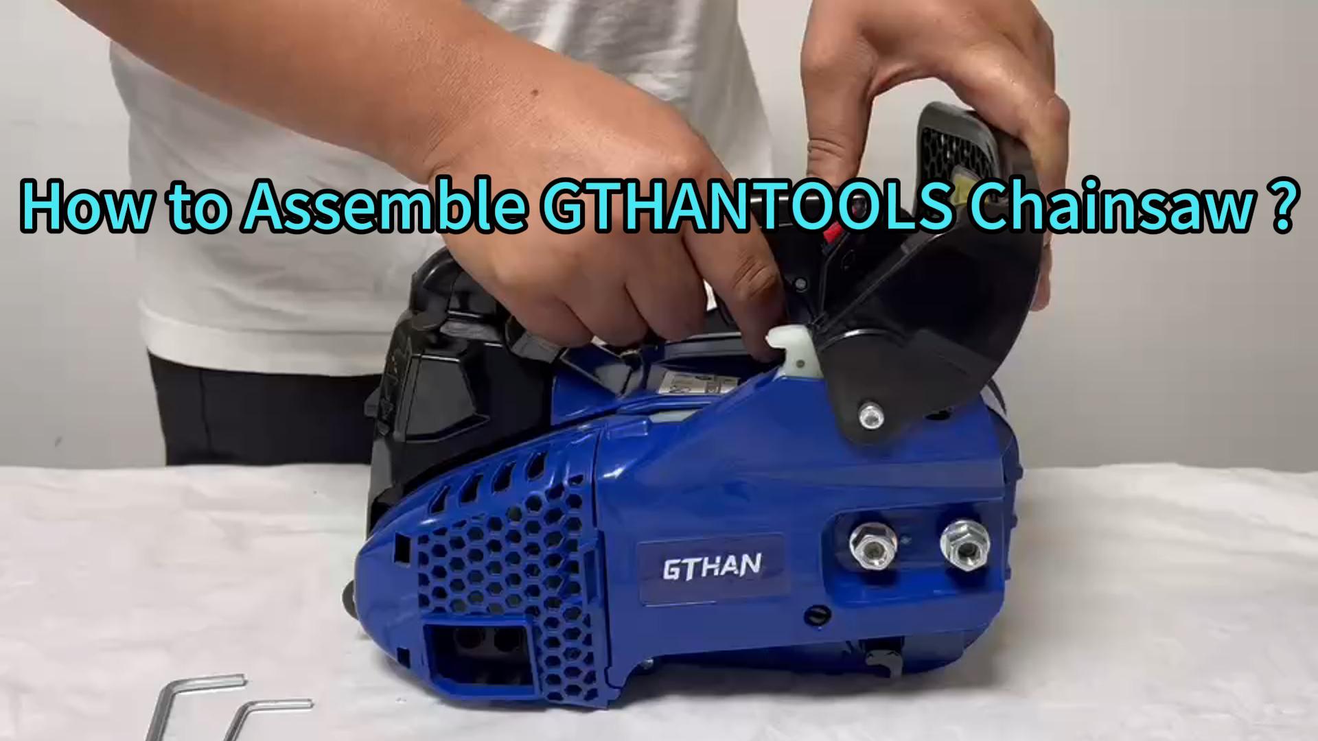 Amazon.com : GTHANTOOLS 25.4cc Top Handle Chainsaw 2-Cycle Gas