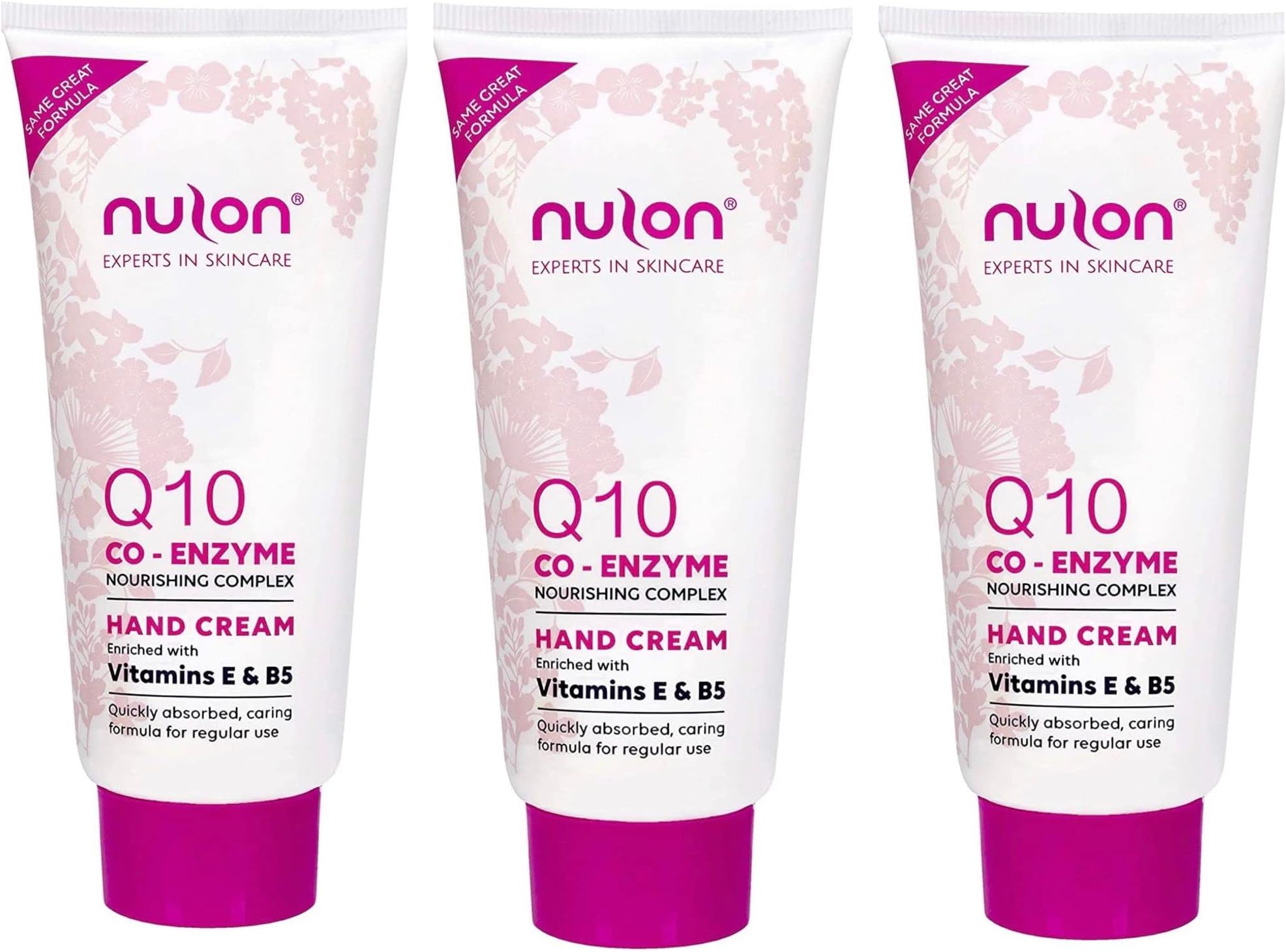 Nulon Q10 Nourishing Complex Hand Cream 75ml (Pack of Three)