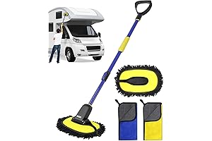 Extendable RV Awning Mop Kit with Chenille Head