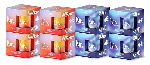 Kin Spritz y Lightwave Bundle de Kin Euphorics, bebidas alcohólicas, listas para beber, nootrópico, botánico, bebida adaptógena, 8 onzas líquidas