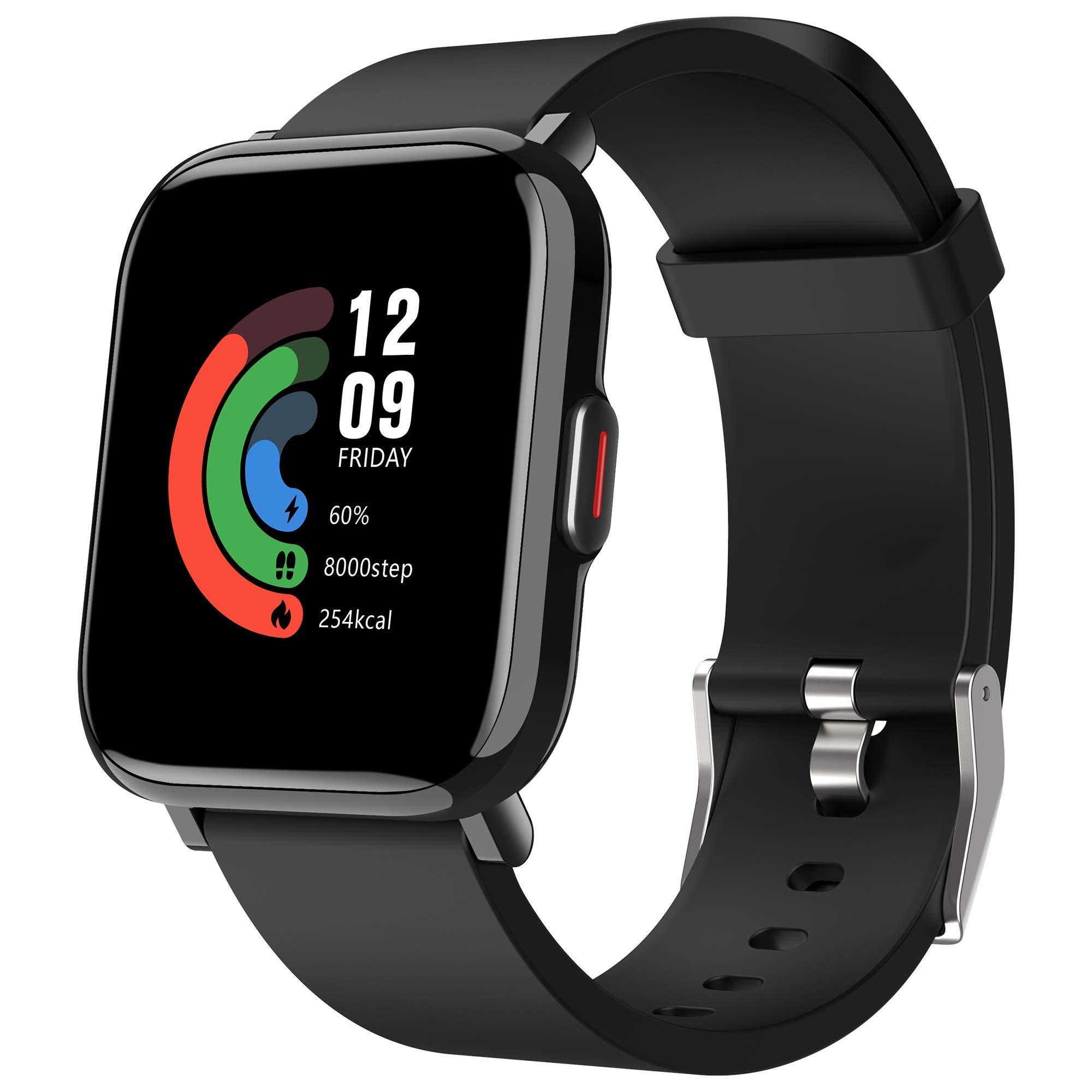 Smartwatch Uomo Donna, Orologio Fitness Sportivo con Touchscreen Completo  Impermeabile 5ATM Cardiofrequenzimetro Sonno Contapassi Cronometro  Notifiche Messaggi Controller Musicale,la festa della mamma : Amazon.it:  Elettronica