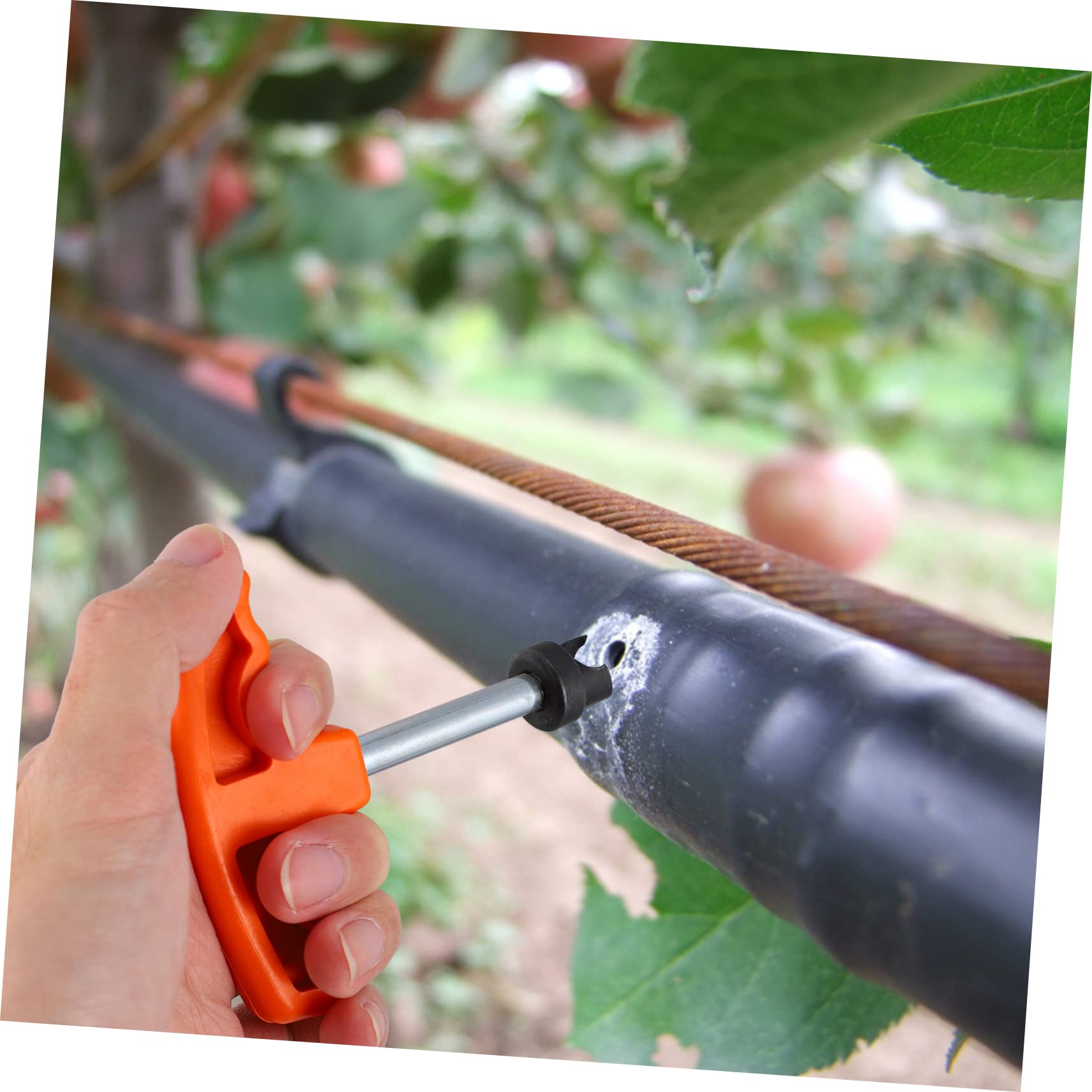 ORFOFE 3pezzi Utensile Perforatore Per Irrigazione Punzoni Per Giardinaggio Strumento Per Installazione Gocciolatori e Nebulizzatori Facile Usare Per e