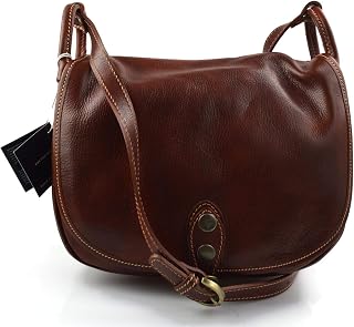 Ladies handbag leather satchel women leather bag clutch hobo bag shoulder bag brown crossbody bag made in Italy genuine leather