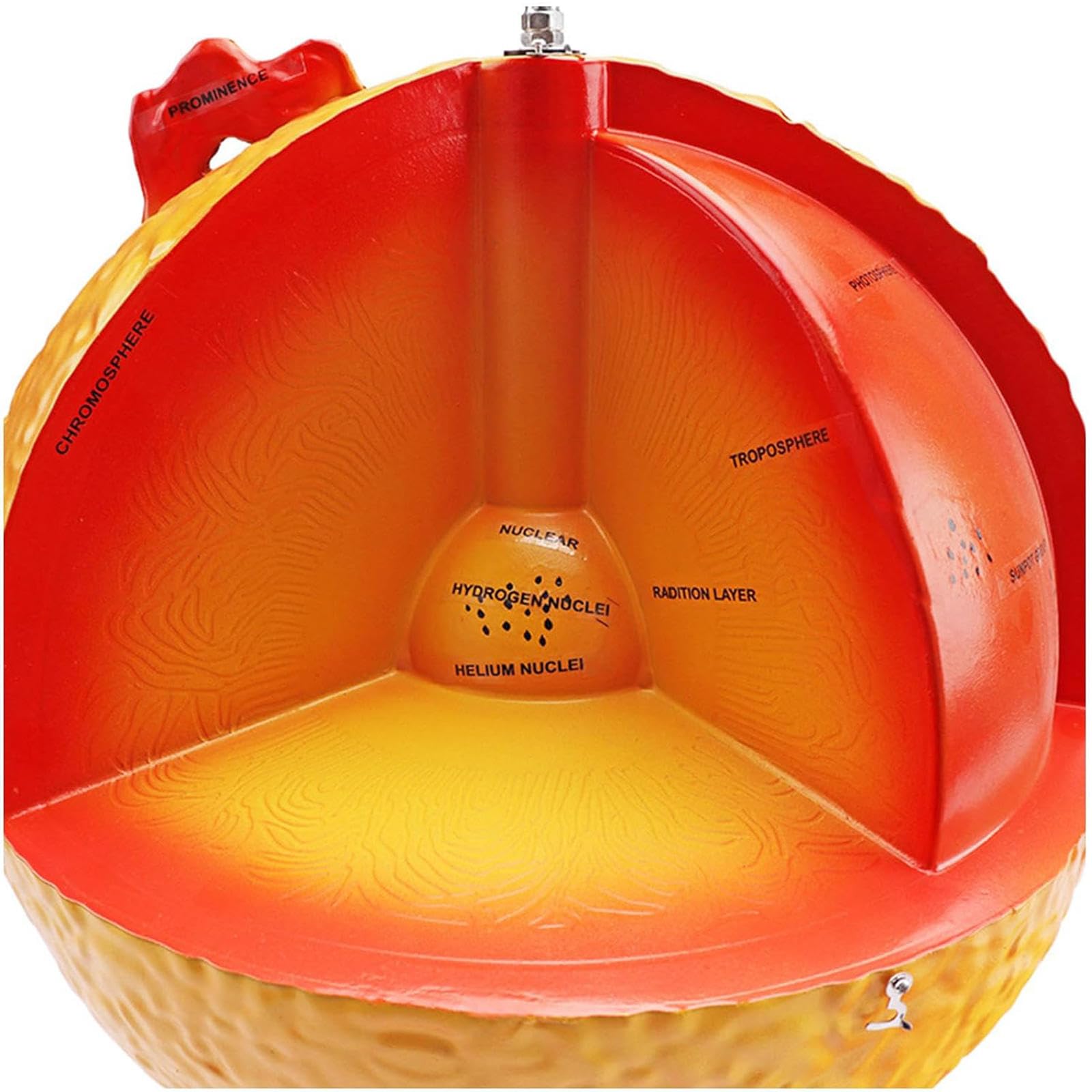 Modelo de sistema solar de 13 pulgadas, ayuda de enseñanza de geografía, biología, herramienta educativa de ciencia para el aula