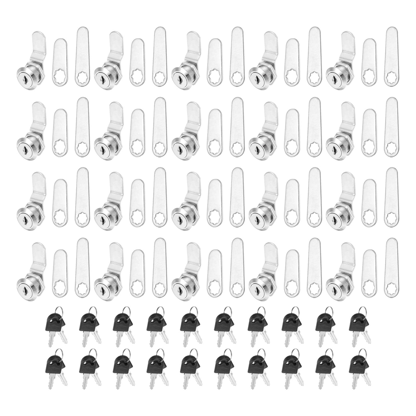 PATIKIL 5/8 Inch Keyed Alike Cabinet Locks with Key