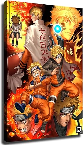 Pósteres de anime para dormitorio, personajes de manga japonesa, pintura decorativa de anime, arte de pared, pósteres de lienzo, regalos (2.12 x 18