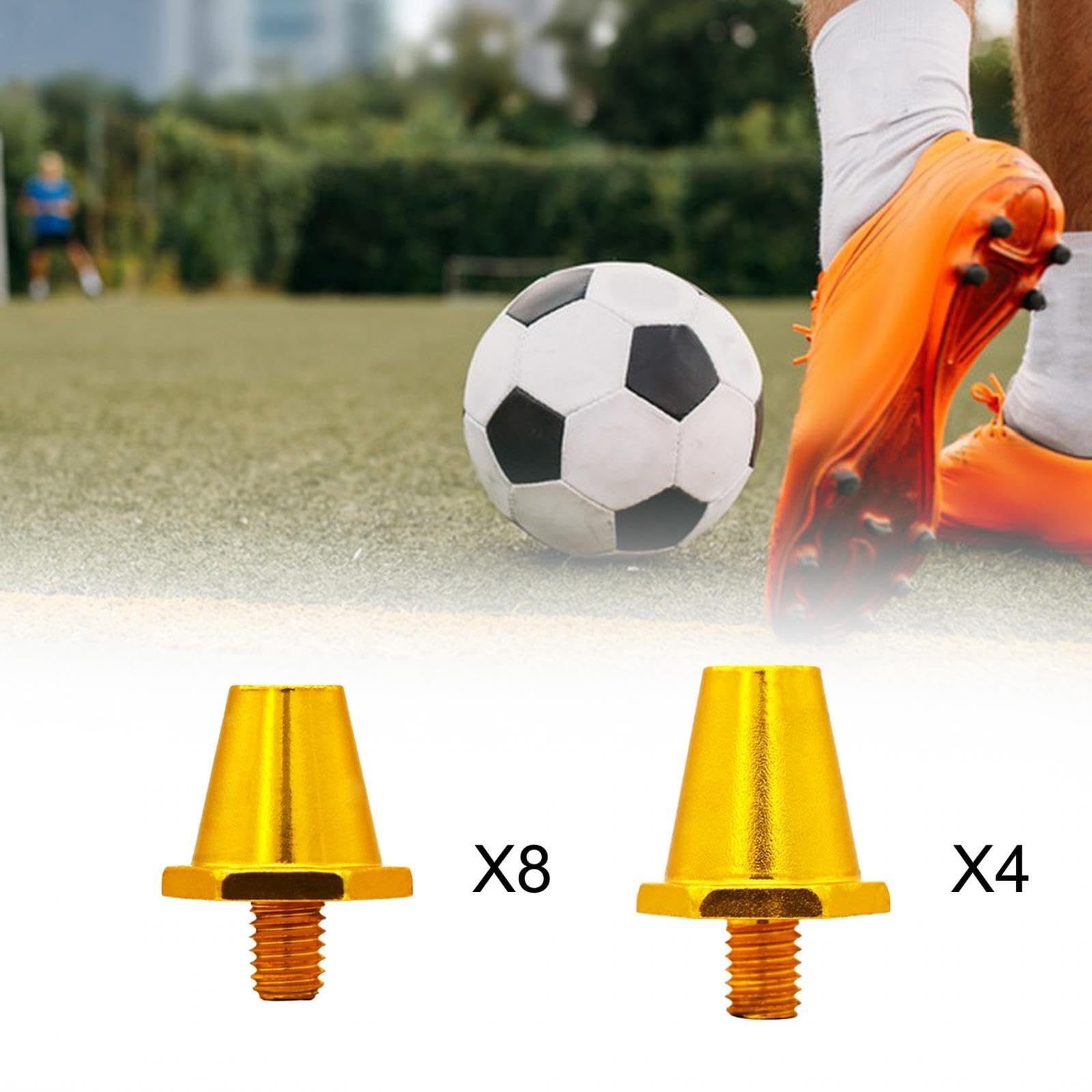 12x tacos de fútbol de repuesto, clavos para botas de fútbol, tacos profesionales de 13mm y 16mm para césped, zapatos de Rugby, tacos de fútbol para