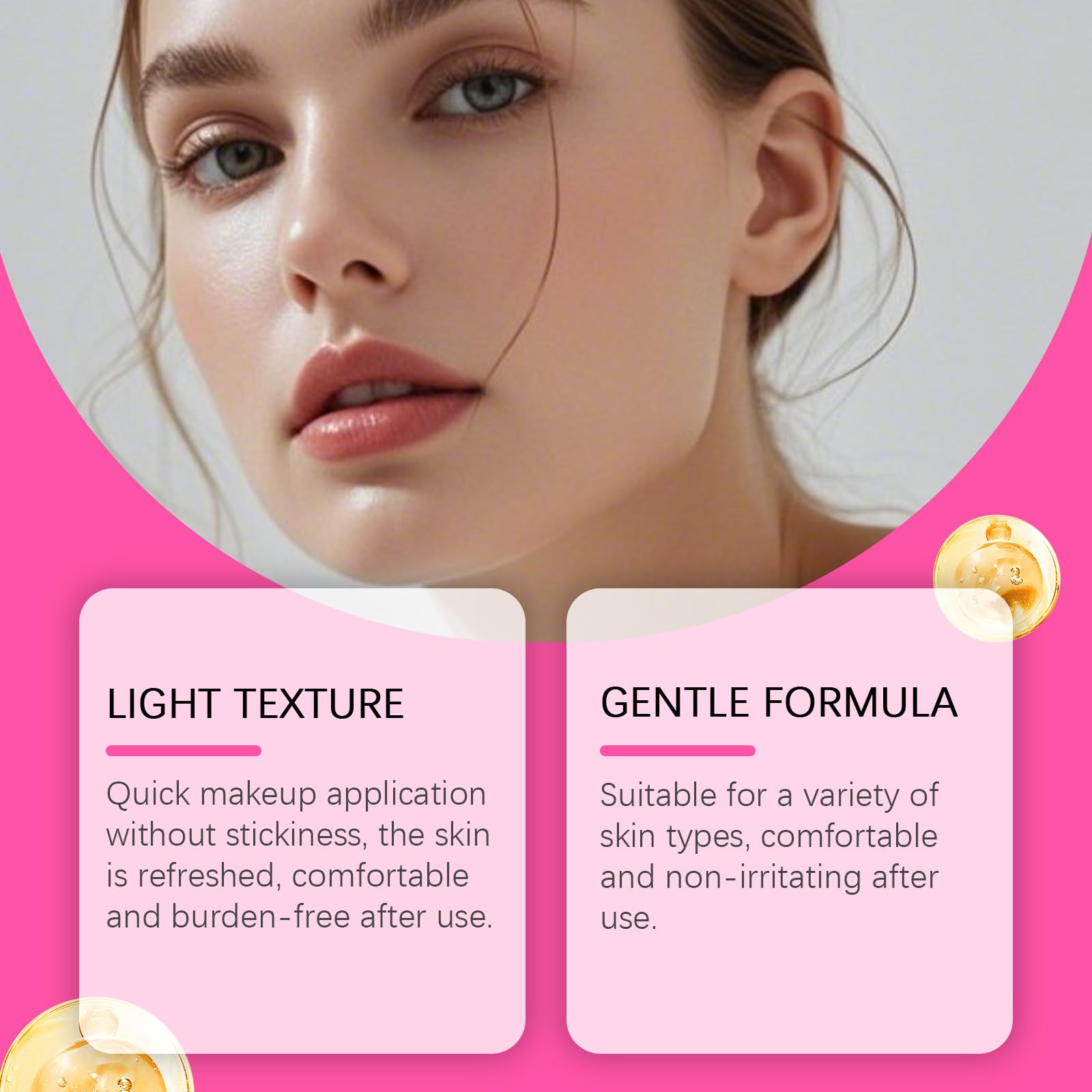Peptide Balm Foundation, fondotinta per pelli mature, copertura media, anti-invecchiamento, idratante, consistenza liscia, illumina l'incarnato (#1 #2 #3 #4)
