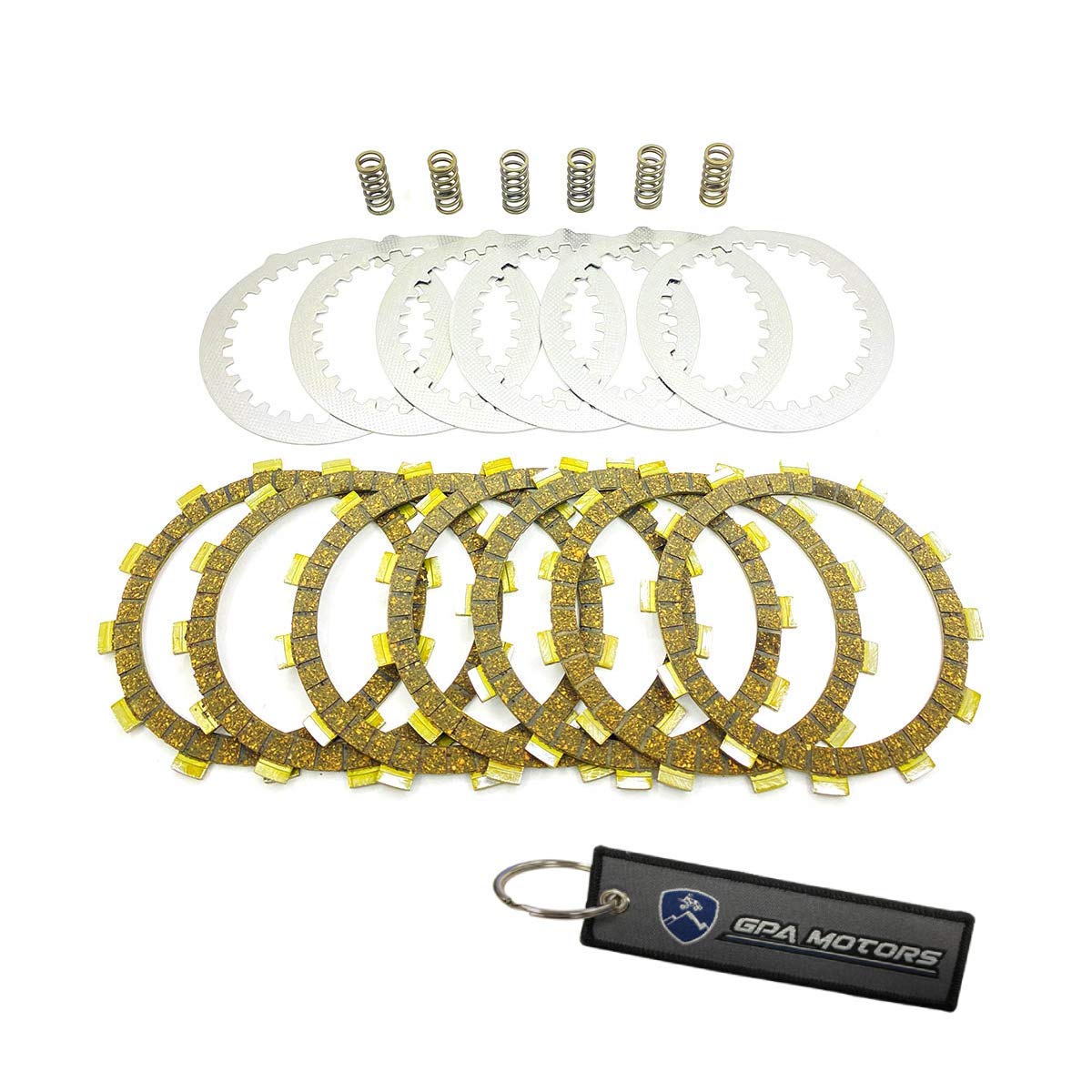 GPA MOTORS Clutch Plates Springs Heavy Duty Kit Replacement Fits Yamaha Banshee 350 YFZ350 87-06