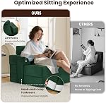 Folding Sofa Queen Dark Green