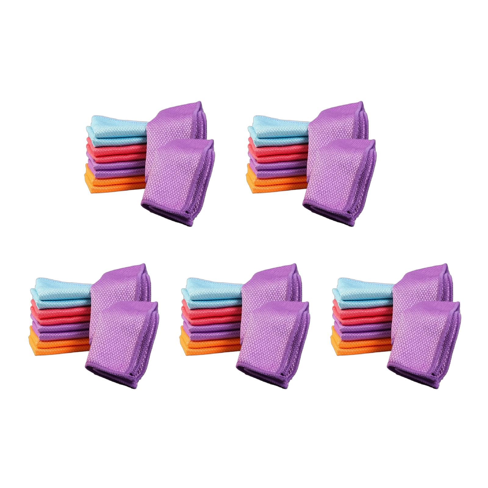 Chiffons microfibre absorbants lot de 10 essuie-tout lavables maison