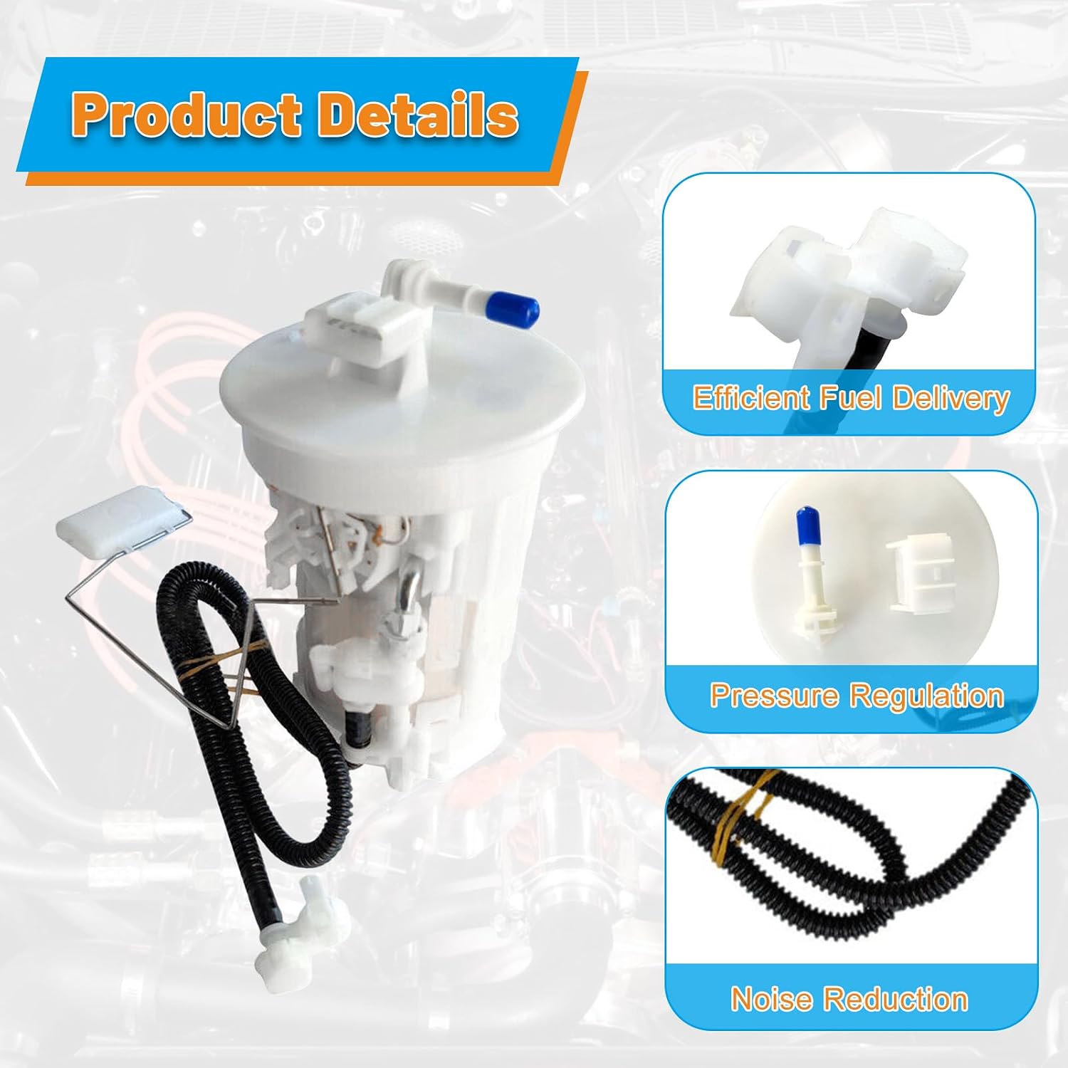 170408H31B​ Electric Fuel Pump Assembly for Nissan X-Trail T30 QR25 2002 2003 2004 2005 - Replaces OE 17040-8H31B