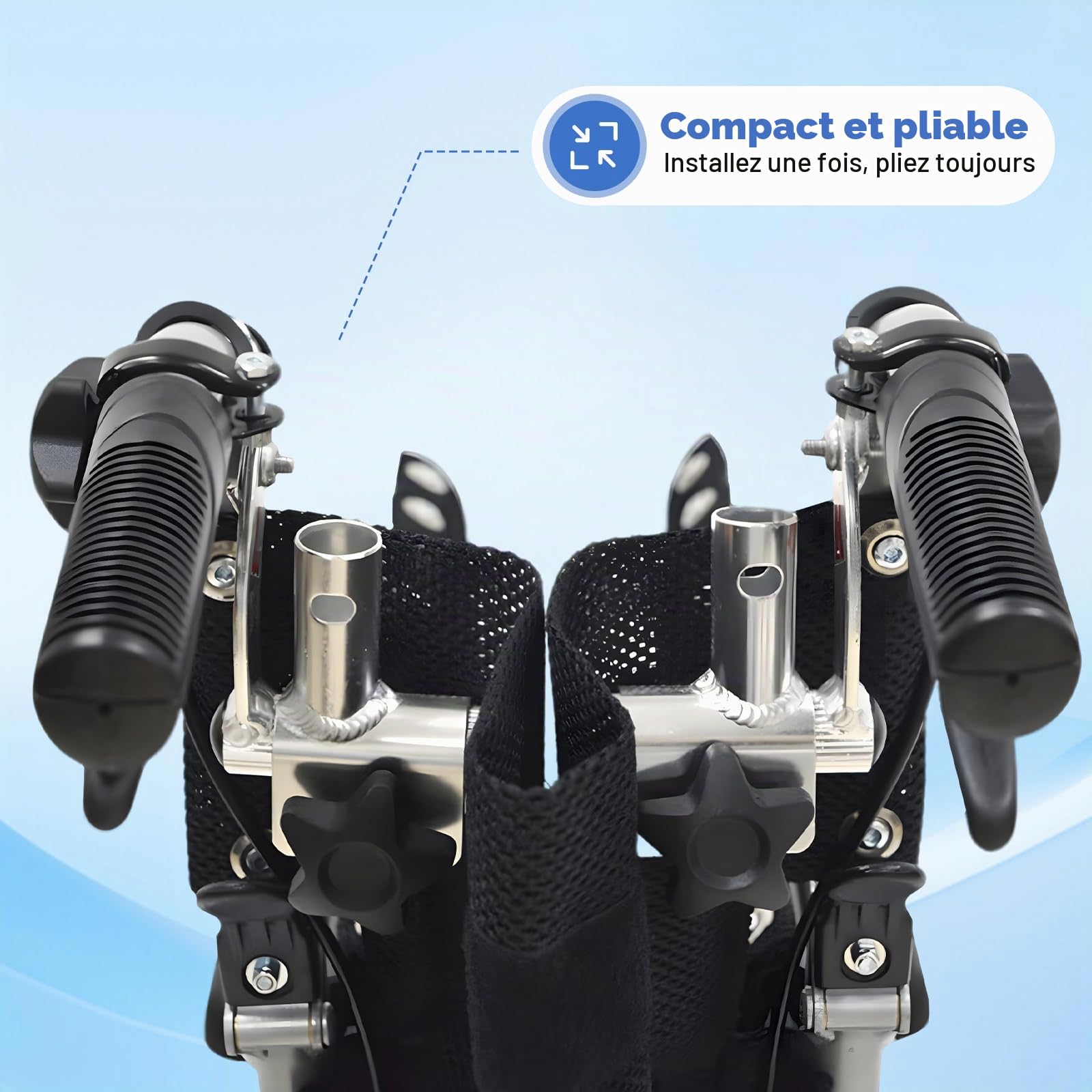 Appui-Tête Pour Fauteuil Roulant, Accessoire Universel Fauteuil Roulant Réglable Avec Soutien De La Nuque Et Dossier Coussin En Forme De U Respirant Et Stable Angle Et Hauteur Réglables De 90° à 45°