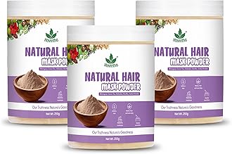 Hair Mask Powder For Hair Fall Growth Split Ends Luster Shining Nourishment | Dry and Frizzy Hair | Herbal & Natural Cleanser | Controls Dandruff - 250 Grams - Pack Of 3