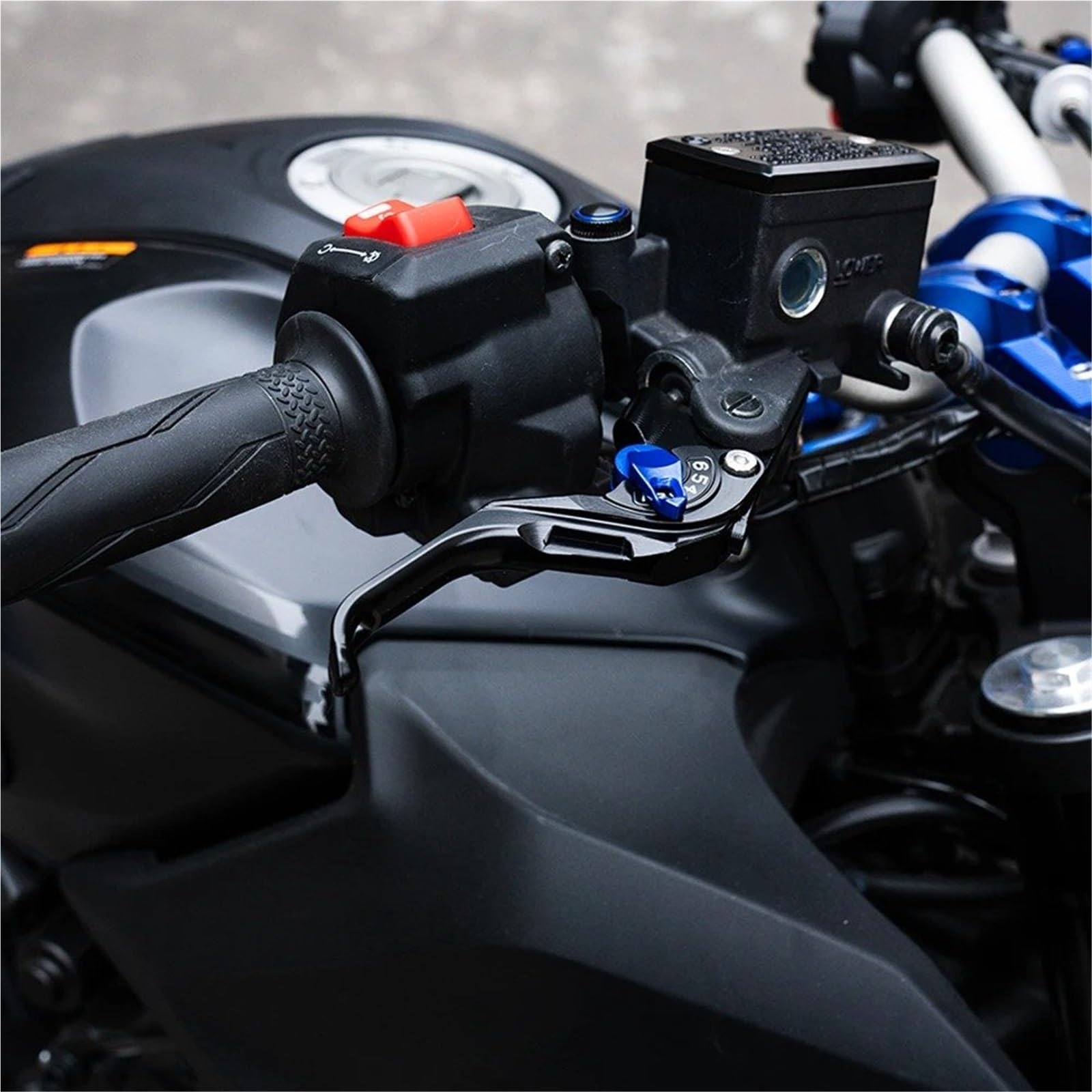 Per CFMOTO Per CF MOTO 675SR 675SR-R 675NK 675SS 675 SR/NK/SS/SR-R Moto CNC Maniglia Regolabile Leva Del Freno freno leve di frizione Leva frizione e freno regolabile(1 set Grey Red)
