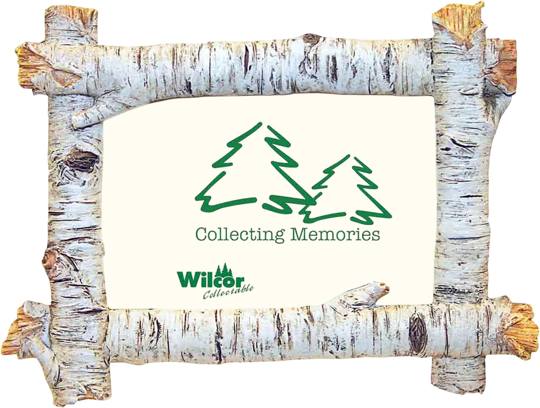 Rustic Birch Wood Log 4x6 Photo Frame (Horizontal)