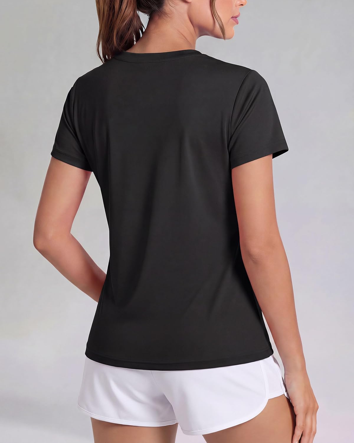 Boladeci Women's Sun Shirts UPF 50+ UV Protection Short Sleeve Rash Guard Quick Dry Lightweight Top T-Shirts Swim Shirts - Image 2