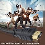 2 Metre 6.6 Ft Gold Plated HDMI Cable for X Box 360, PS4, PS3 and Roku TV Box by Mastercables®