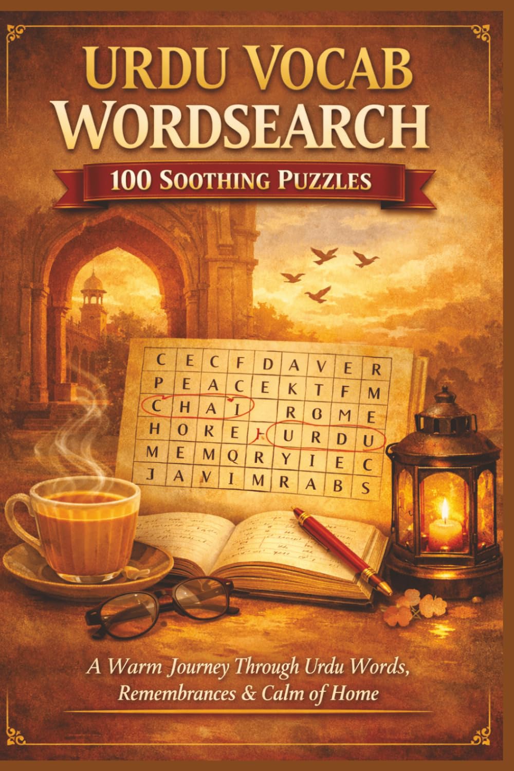 URDU VOCAB WORDSEARCH 100 SOOTHING PUZZLES: A Warm Journey Through Urdu Words, Remembrances & Calm of Home (Rohim's Pakistani Puzzlers)