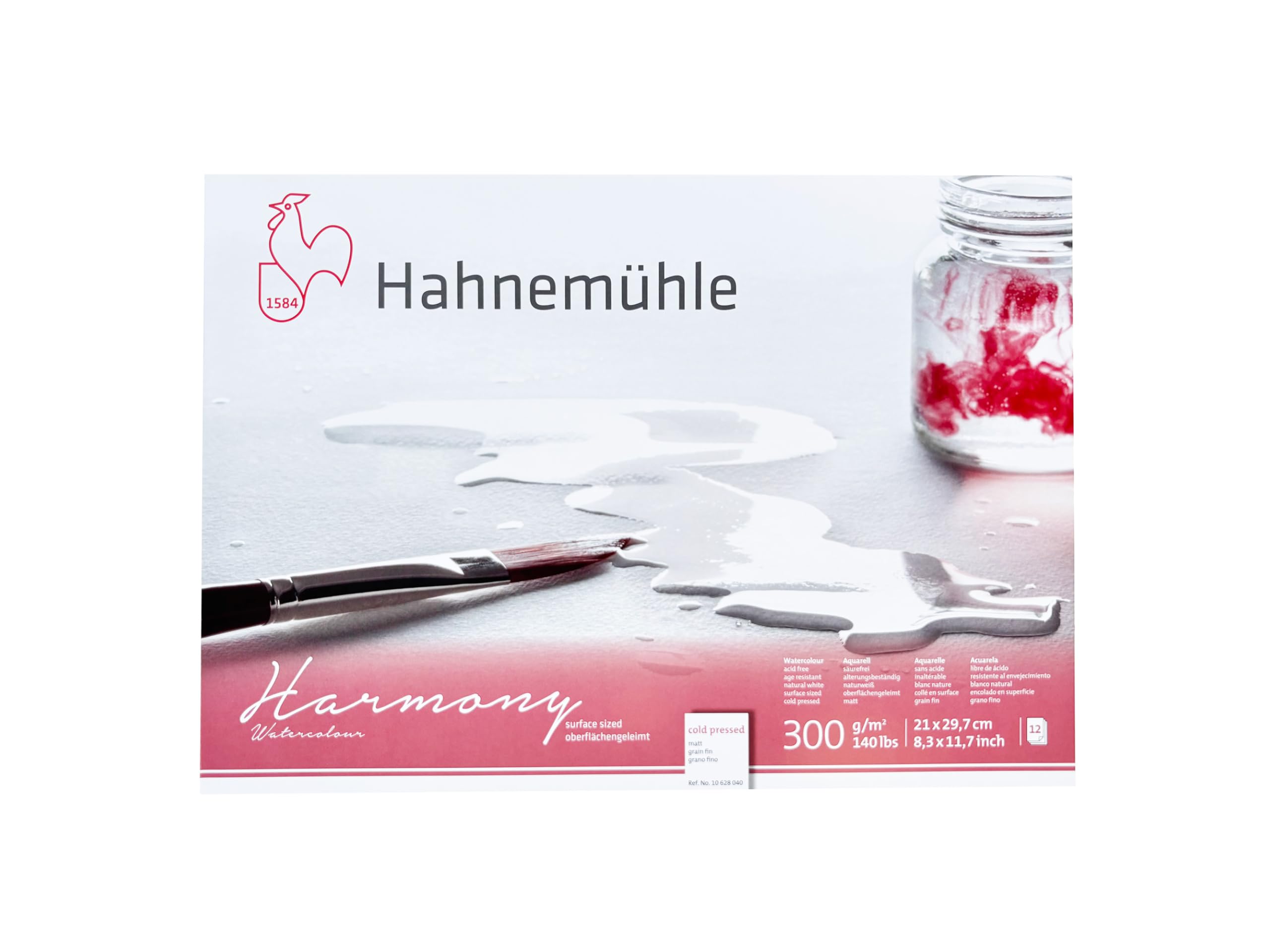 Hahnemühle White Hahnemuhle Harmony Watercolour Block Cold Press A4